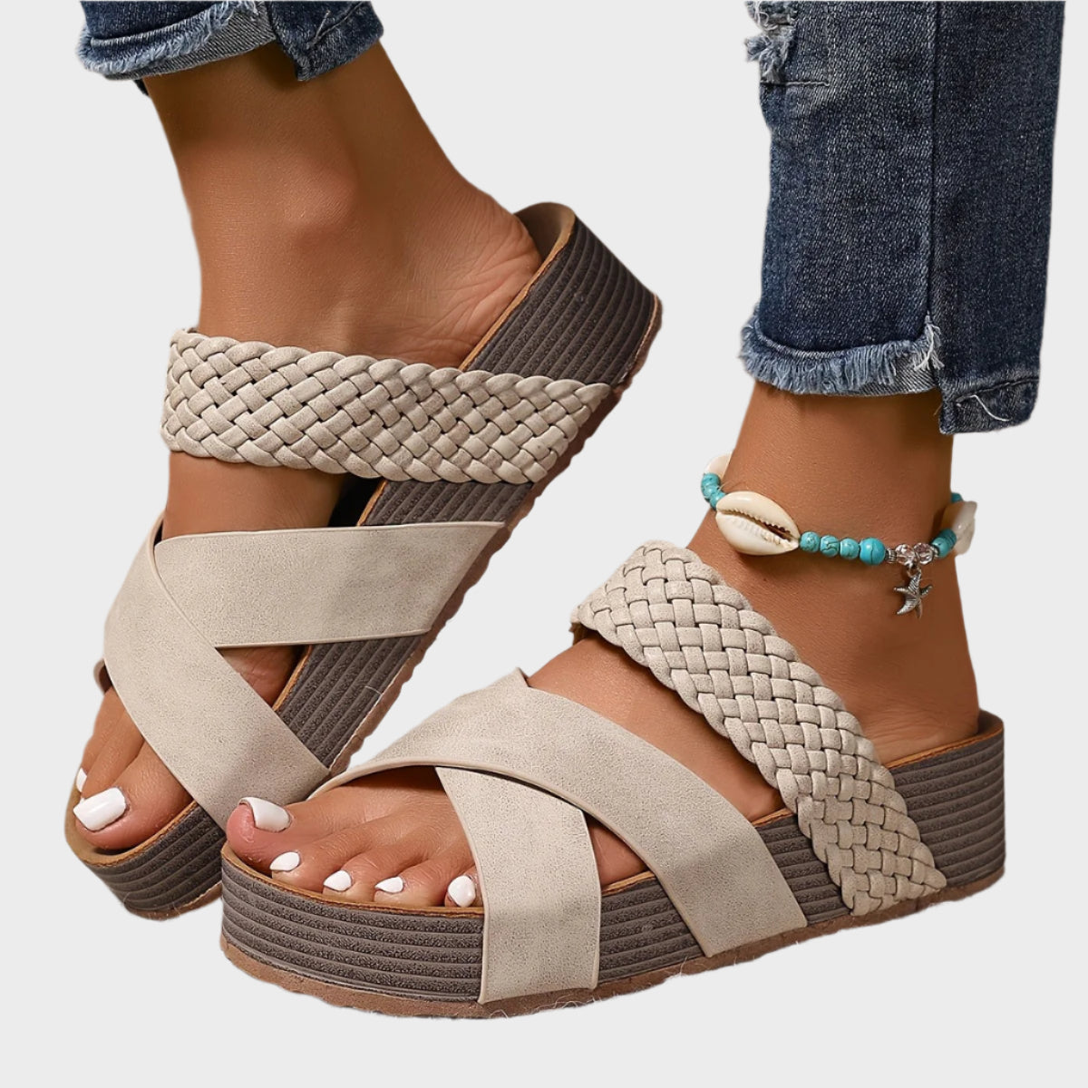 Sandalias Ortodónticas con Plataforma y Estilo