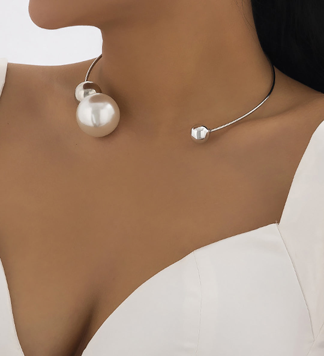 Collares de Perlas de Metal