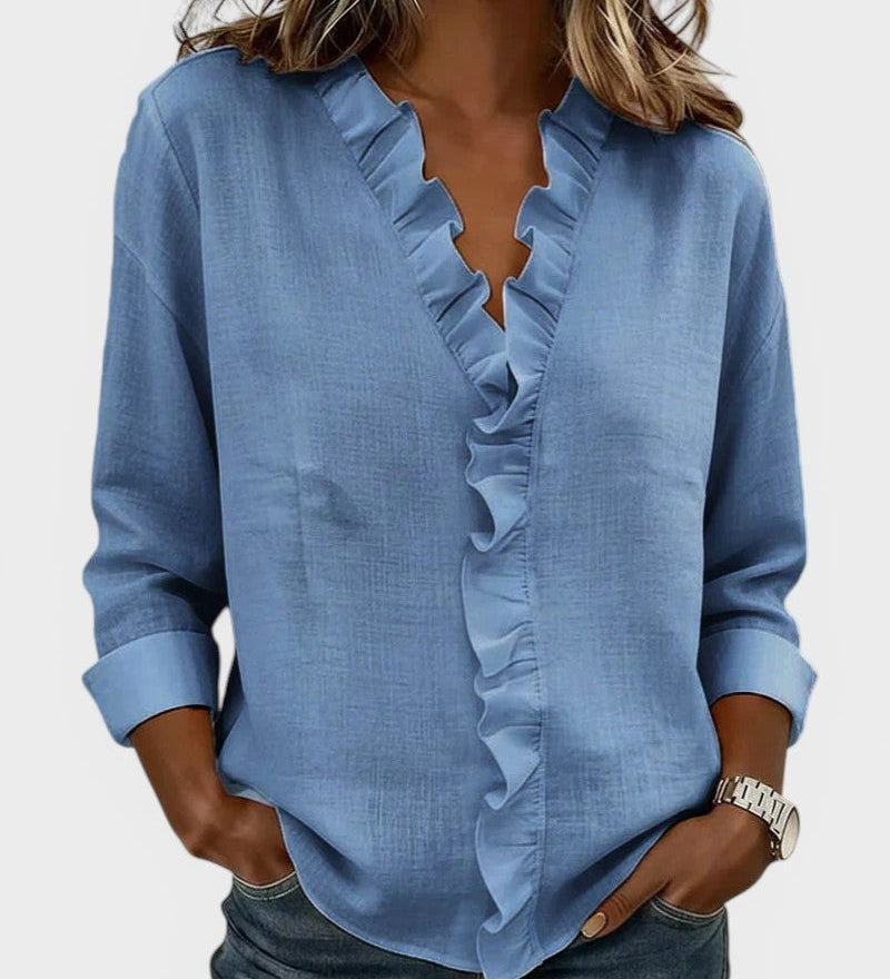 Jimena™ | Blusa con volantes elegante y ligera