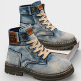 Aroa™ | Botines vaqueros con cordones