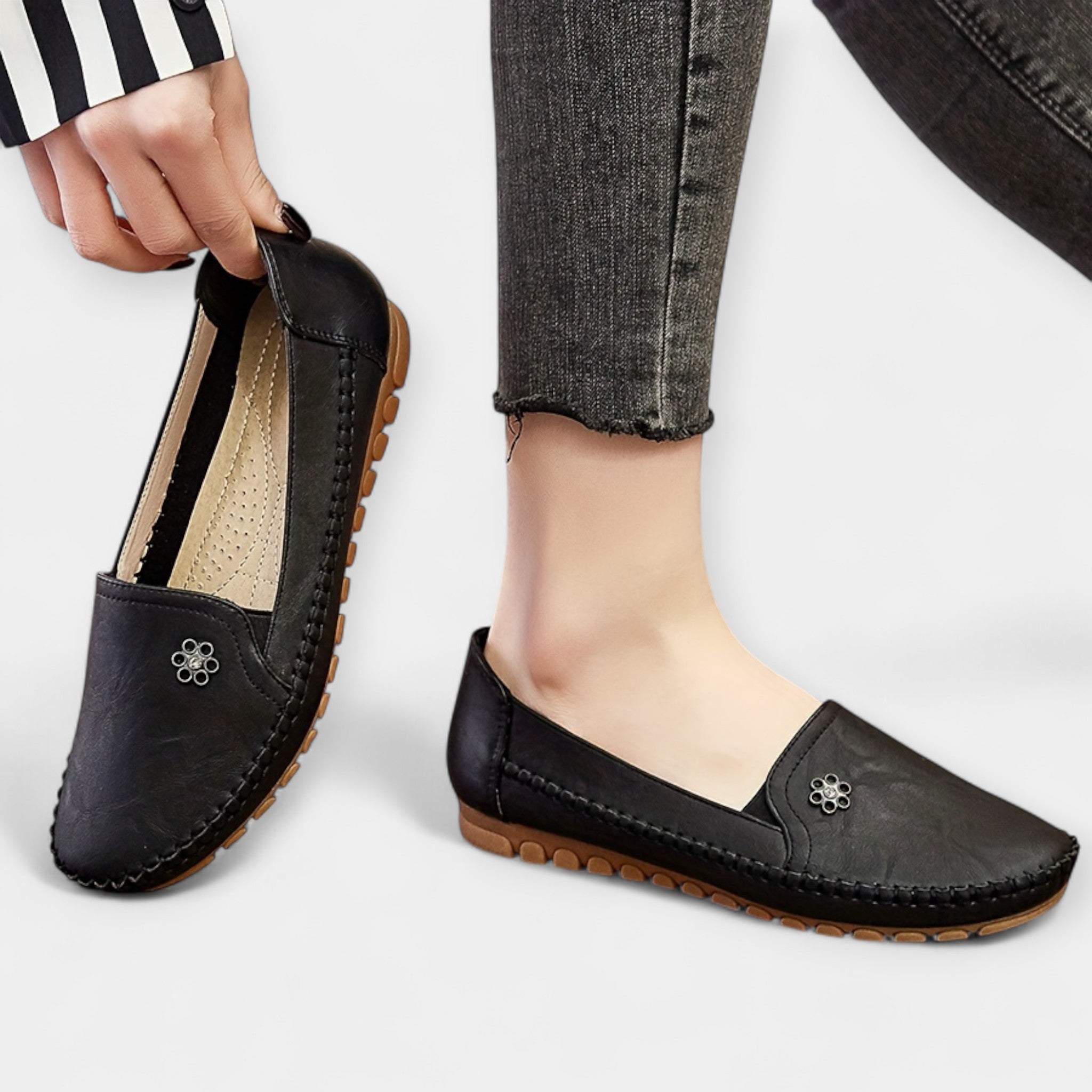 Zapatos Slip-On Cómodos con Suela Blanda