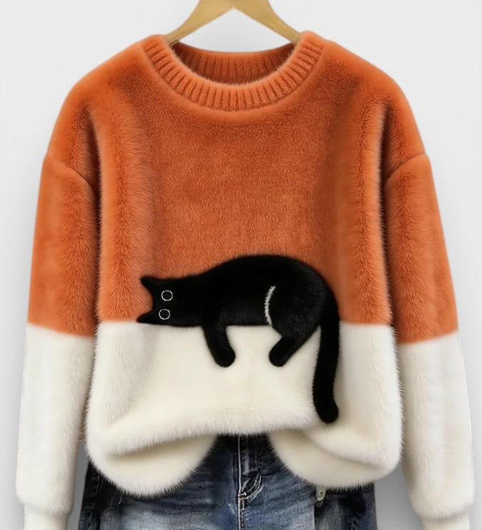 Luna™ | Sudadera con gráfico de gato