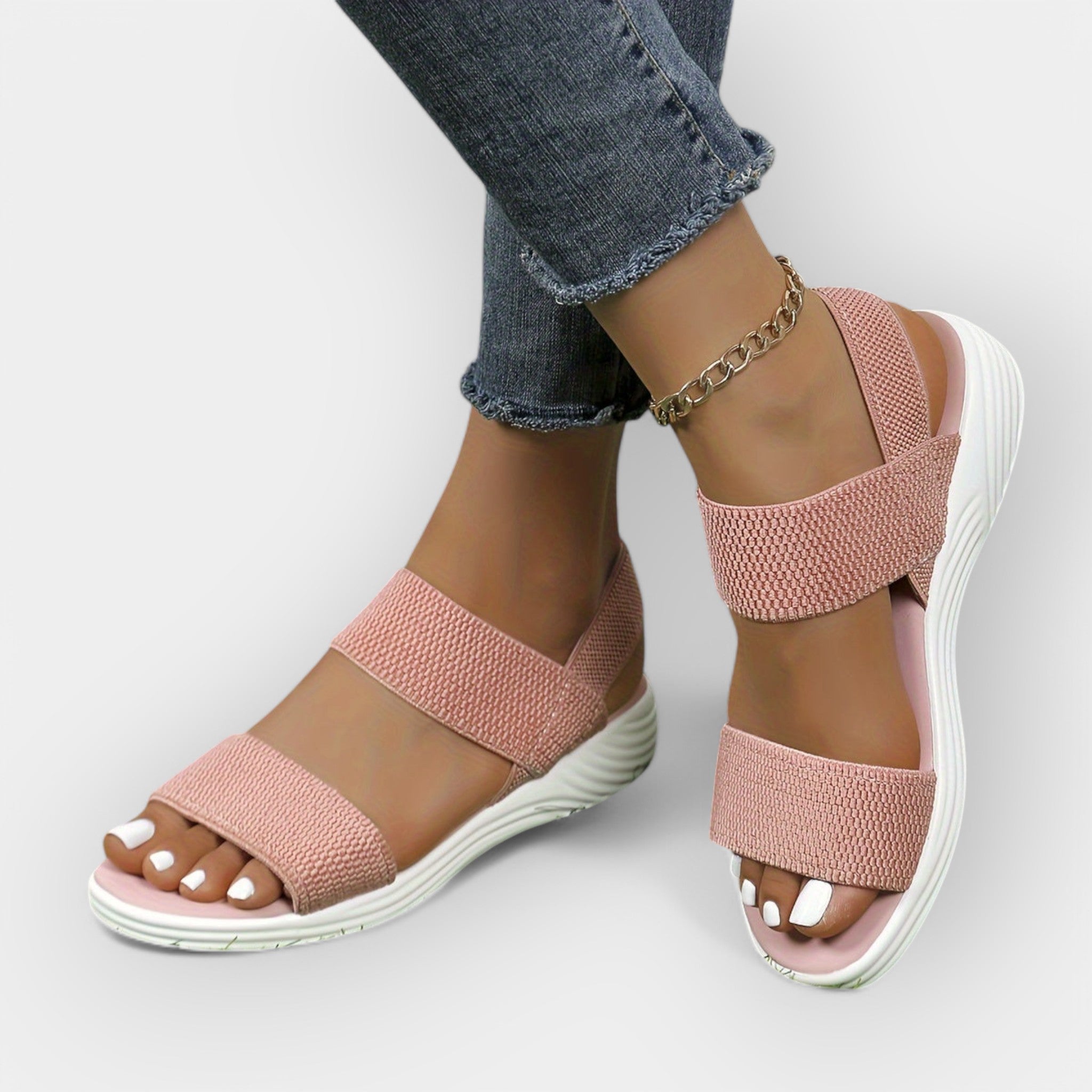 Sandalias elásticas cómodas
