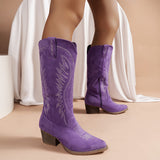 Valentina | Botas Vaqueras Con Tacón Bloque Estable Y Cómodo