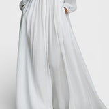 Victoria™ | Vestido largo blanco de lino