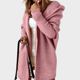 Marcela™ |  Cárdigan de Punto con Capucha Oversized