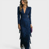 Beatriz™ | Vestido con flecos elegante y de noche