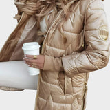 Carmen™ | Abrigo de invierno elegante con capucha