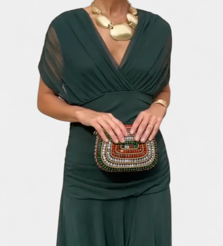 Herminia™ | Vestido elegante con escote en V