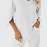 Blusa Casual Tabitha con Corte Suelto y Estilo Sofisticado
