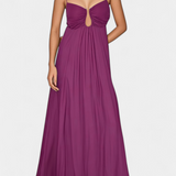 Vestido Elettra Maxi con Tirantes Finos y Caída Fluida