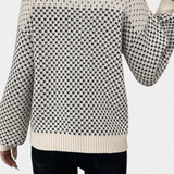 Rachael™ | Jersey de Cuello Redondo en Bloques de Color