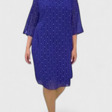 Vestido de Chifón Elegante Polly con Corte Clásico y Caída Fluida