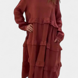 Vestido Sudadera Rizado Jada Casual-Chic