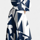 Vestido Maxi de Manga Larga Miriam Retro