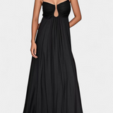 Vestido Elettra Maxi con Tirantes Finos y Caída Fluida