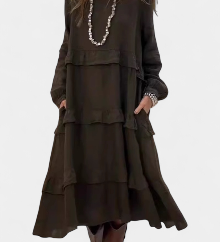 Vestido Sudadera Rizado Jada Casual-Chic
