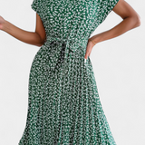 Vestido Midi Floral Galilea con Inspiración Campestre