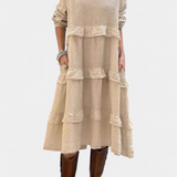 Vestido Sudadera Rizado Jada Casual-Chic