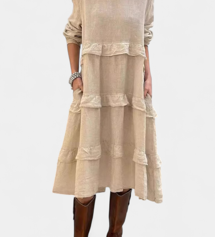 Vestido Sudadera Rizado Jada Casual-Chic