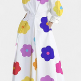 Vestido Maxi de Manga Larga Miriam Retro