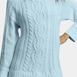 Vestido Mini de Punto Daina con Forma Torcida
