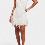 Vestido Mini Plumas Sheril