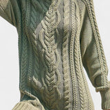Vestido Mini de Punto Daina con Forma Torcida