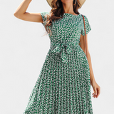 Vestido Midi Floral Galilea con Inspiración Campestre