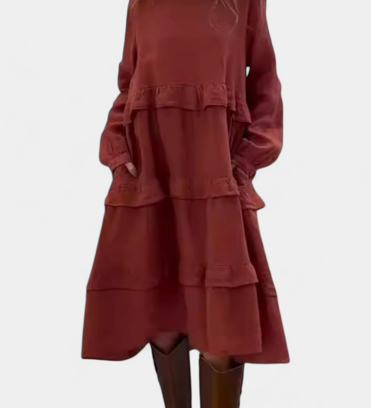 Vestido Sudadera Rizado Jada Casual-Chic