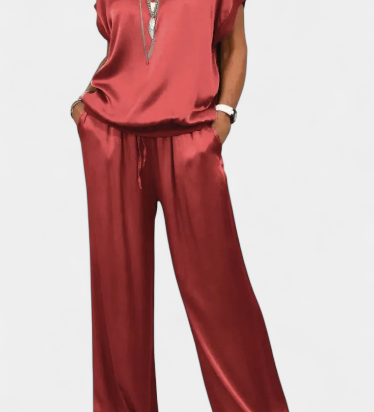 Blasa Conjunto de Primavera de Dos Piezas con Estilo Sofisticado