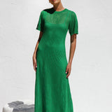 Ana™ | Vestido maxi de crochet elegante