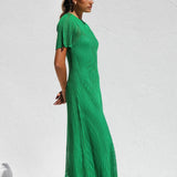 Ana™ | Vestido maxi de crochet elegante