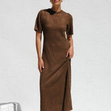 Ana™ | Vestido maxi de crochet elegante