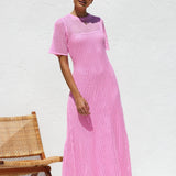 Ana™ | Vestido maxi de crochet elegante