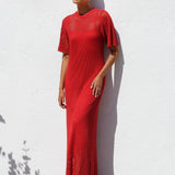 Ana™ | Vestido maxi de crochet elegante