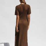 Ana™ | Vestido maxi de crochet elegante