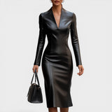 Maria™ | Vestido de piel elegante