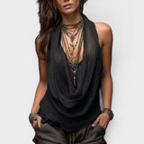 Violeta™ | Top halter de malla elegante