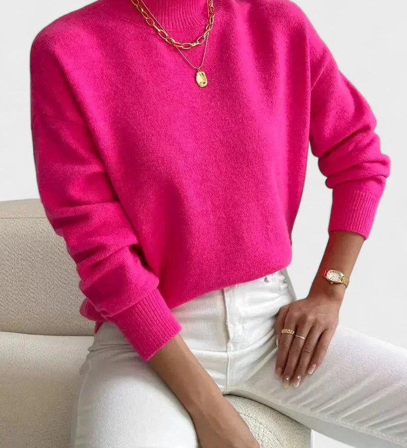 Petra™ | Jersey elegante de cuello alto
