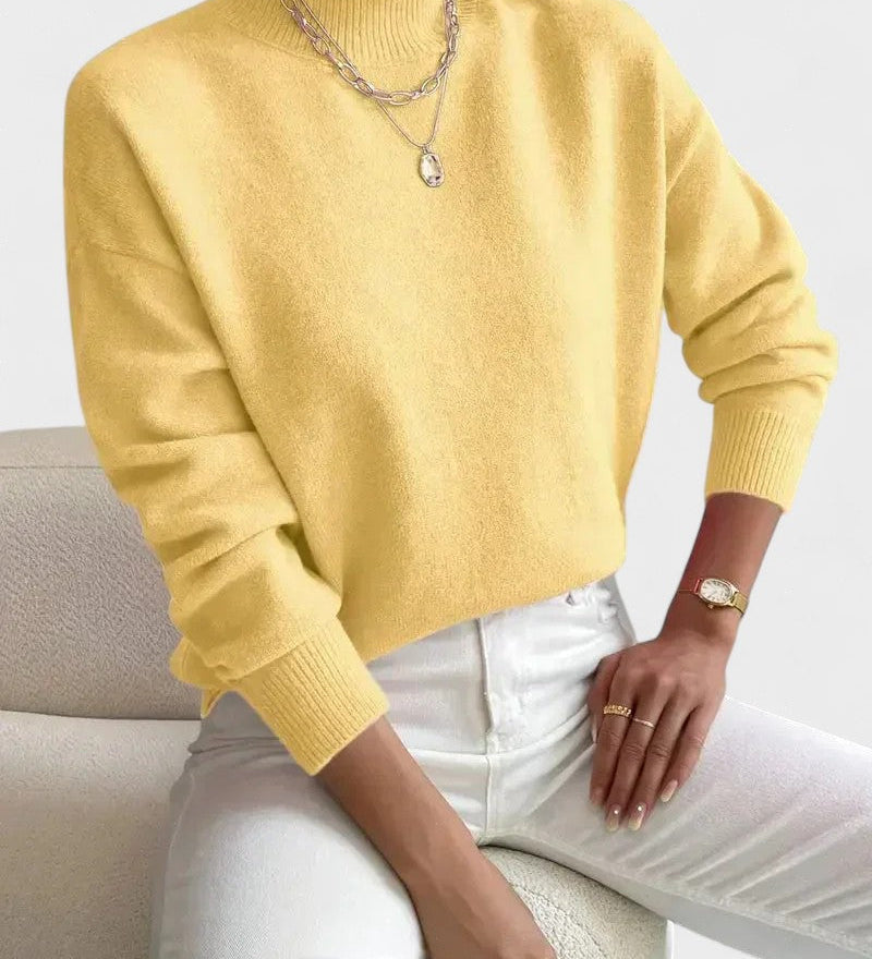 Petra™ | Jersey elegante de cuello alto