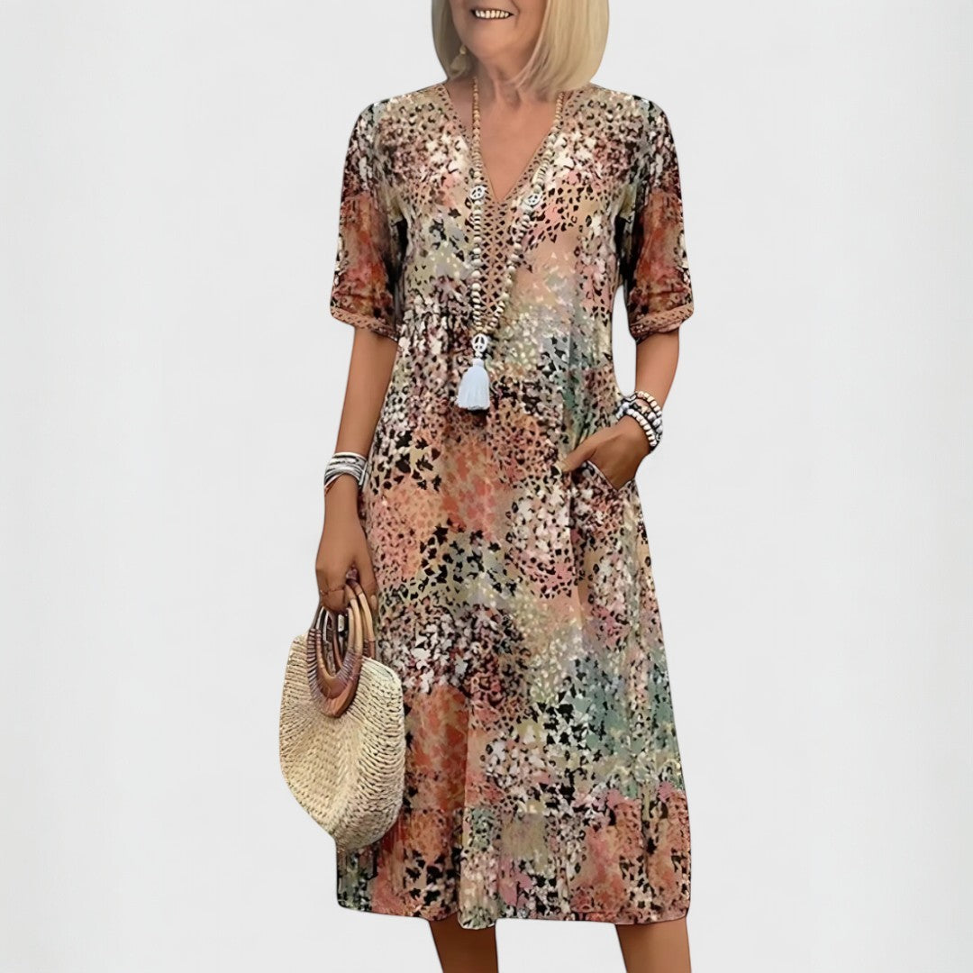 Teresa™ | Vestido boho floral elegante