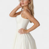 Vestido Midi Marvelle Sin Mangas en Tejido Ligero