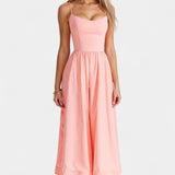 Vestido Midi Marvelle Sin Mangas en Tejido Ligero