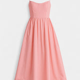 Vestido Midi Marvelle Sin Mangas en Tejido Ligero