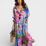 Lidia™ | Vestido maxi boho fluido