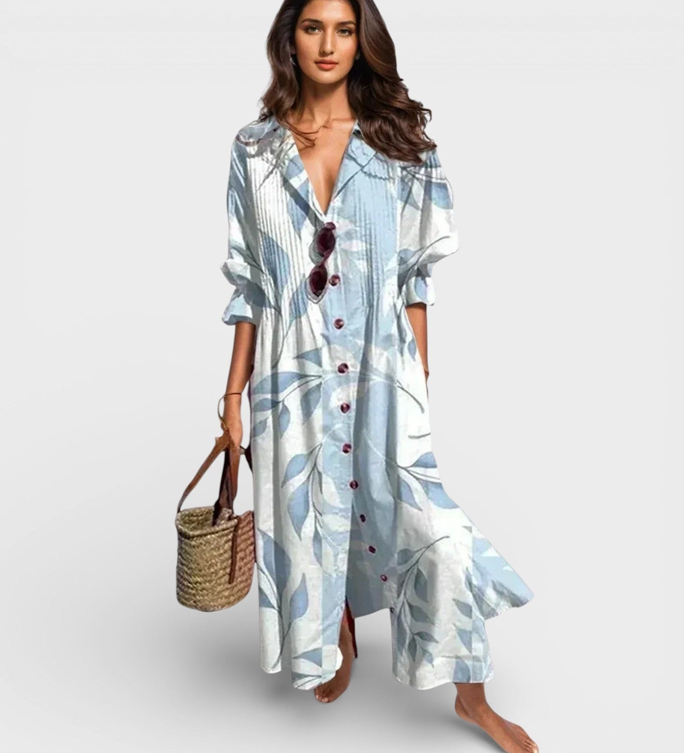 Lidia™ | Vestido maxi boho fluido
