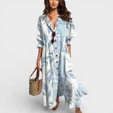 Lidia™ | Vestido maxi boho fluido