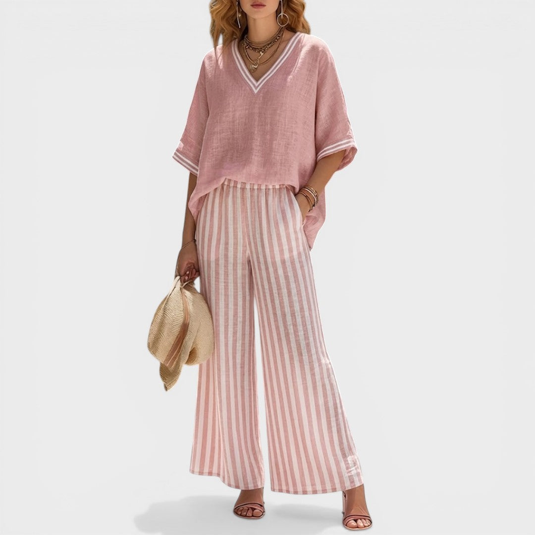 Ana™ | Conjunto de lino elegante