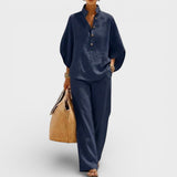 Julia™ | Conjunto de lino elegante